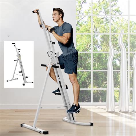 Doufit Vertical Climber Exercise Machine Heavy Duty Folding Climbing Stair Stepper For Home