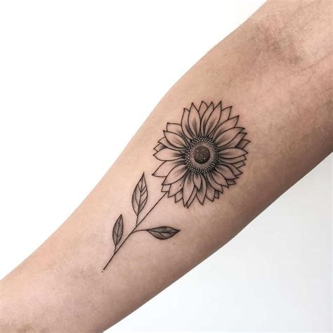 sunflower tattoo meaning and symbolism [2024 guide]