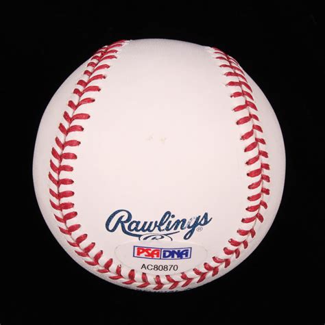 Albert Pujols Signed Oml Baseball Psa Hologram Pristine Auction