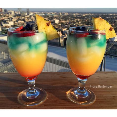 Tipsy Bartender On Instagram Tropical And Potent Its The Rainbow