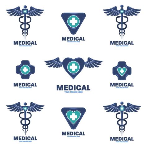 Vector Medical Logos Symbols