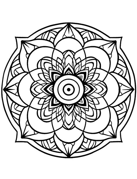50 Mandala Coloring Pages For Kids And Adults 2023 Printables