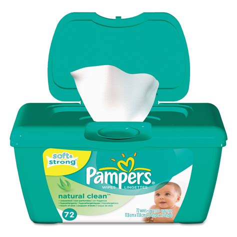 Natural Clean Baby Wipes By Pampers Pgc75532ea