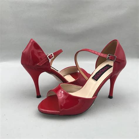 sexy flamenco dance shoes argentina tango shoes pratice shoes mst6282rpl leather hard sole 7 5cm