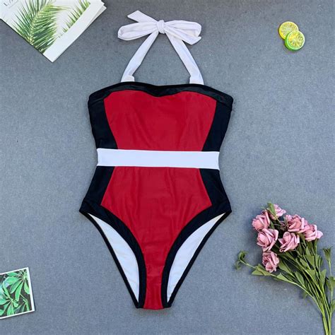 buy woman swimwear 2020 new summer one piece swimsuit at affordable prices — free shipping real