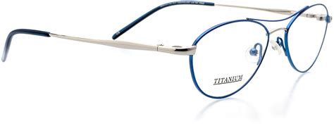 Optical Eyewear Aviator Shape Titanium Full Rim Frame Prescription Eyeglasses Rx Sapphire