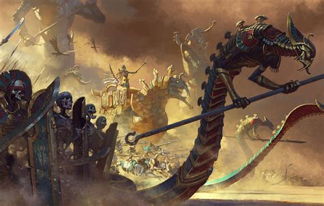 Wallpaper Total War, Warhammer II, Turn-based strategy, the game is in