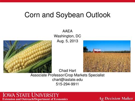 Ppt Corn And Soybean Outlook Powerpoint Presentation Free Download