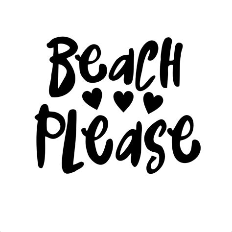 Beach Please Svg Eps Png And  Files Etsy