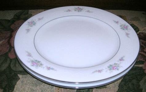 Items Similar To 2 Noritake China Astor Rose Pattern Dinner Plates