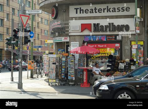 Shops On Friedrichstrasse In Berlin Germany Stock Photo Alamy