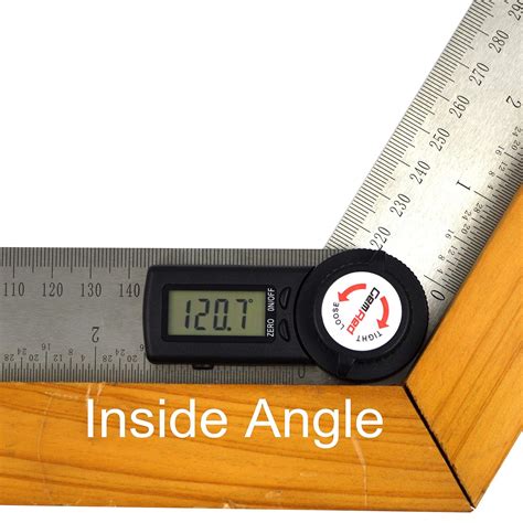 Gemred 82305 Digital Angle Finder 7 Inch Protractor 200mm Stainless