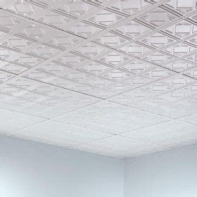 The usg illusion ceiling tile is a great tile which offers a 2x2 look in a 2x4 panel at a price that is more affordable! Fasade Ceiling Tile-2x2 Suspended-Traditional 4 in Matte ...