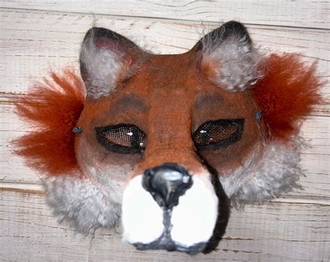 Red Fox Therian Mask Etsy