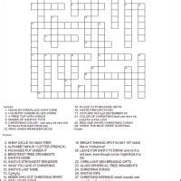 For example, the first two lines. Christmas Words Crossword