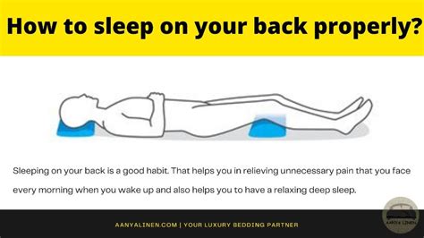 How To Sleep On Your Back Properly Updated Info Aanyalinen