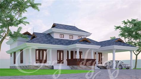 4 Bedroom Traditional Kerala Home Plan With Poomukham And Inhouse