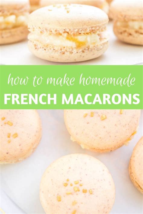 Apricot Macarons How To Make Homemade French Macarons From Scratch