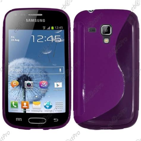 ebeststar ® pour samsung galaxy trend s7560 s duos s7562 coque s line film couleur violet