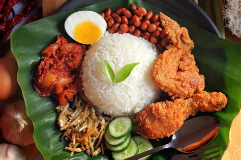 The humble nasi lemak sold there is made up of coconut rice with fish, egg, cucumber and sambal chilli. Nasi Lemak - Taste Malaysia's delicious national breakfast ...