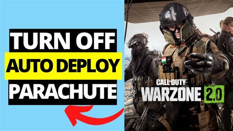 How To Turn Off Auto Deploy Parachute In Warzone 2 Youtube