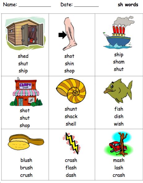 Sh Sound Worksheets And Resources For Foundation Sh Phonics