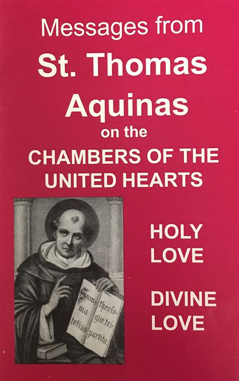 Messages From St Thomas Aquinas On The Chambers Of The United Hearts