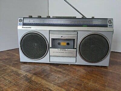 Vintage PANASONIC RX Portable AM FM Stereo Cassette Recorder