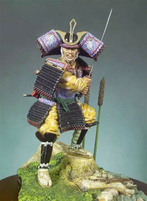 118 90mm Resin Figure Model Kit Japan Warrior Samurai Unpainted
