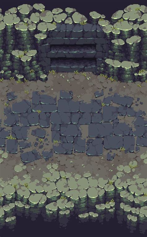 Pixel Art Forest Cavern Tileset In 2021 Pixel Art Characters Pixel Art