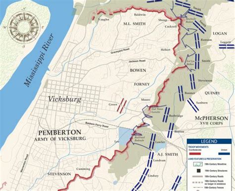 Vicksburg Campaign Of 1863 American Battlefield Trust