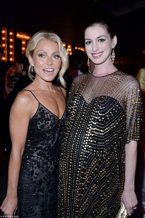 Pictured Anne Hathaway And Kelly Ripa See How The Stars Turned Up At
