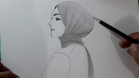 Cara Menggambar Anime Hijab Untuk Pemula Kerudung Art