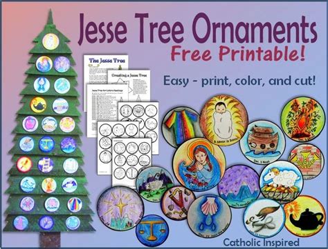 Jesse Tree Ornaments Printable Printable Word Searches