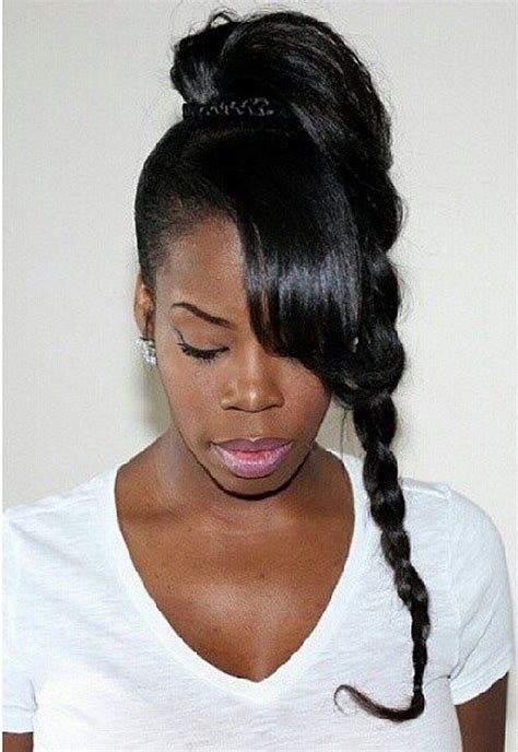 20 Great Ponytails With Bangs Inspiration Ideas Braided Ponytail