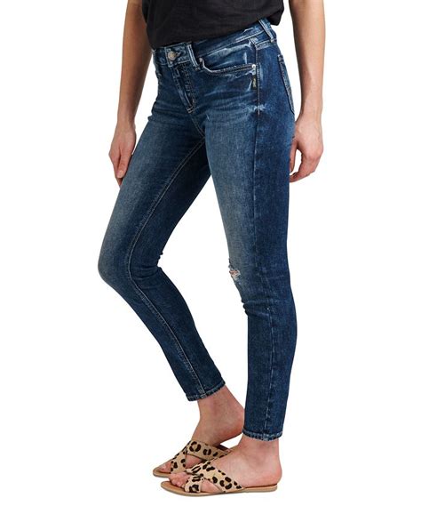Silver Jeans Co Womens Elyse Skinny Jeans Macys