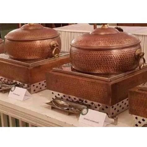 Copper Chafing Dish 6l Copper Chafing Dishes Manufacturer From Moradabad