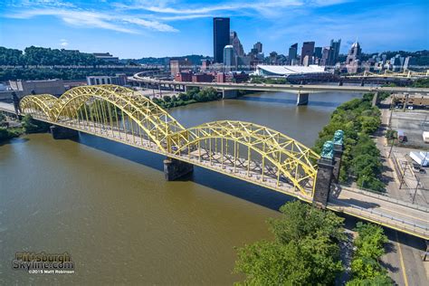 Downtown Pittsburgh Aerials Summer 2015