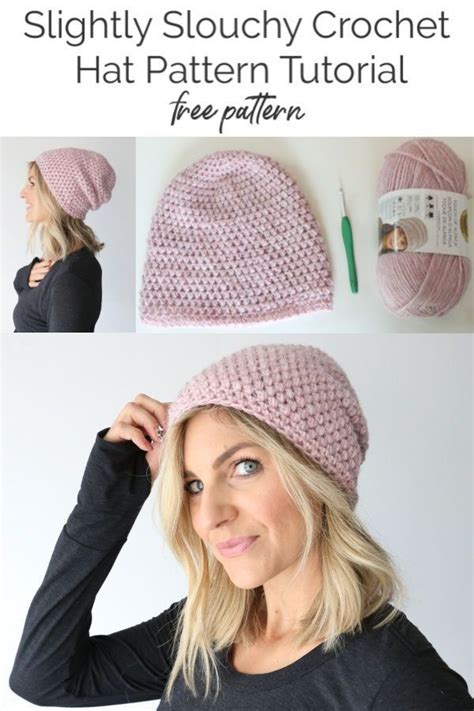 Free Slouchy Crochet Hat Pattern With Video Tutorial And Instructions Artofit