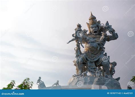 Hindu God Hanuman In Ulawatubali Indonesia Stock Photo Image Of