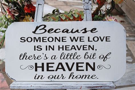 Because Someone We Love Is In Heaven Stencil Reusable Etsy
