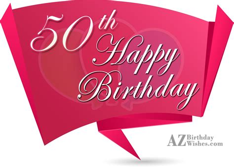 50th Birthday Wishes
