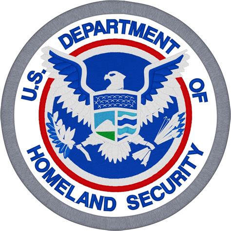 Homeland Security Dhs Tee Embroidered 220 T Etsy