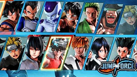 Jump Force Closed Beta Demo All Playable Characters And Stages