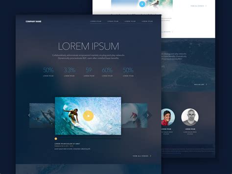 Check spelling or type a new query. Landing Page Template Sketch freebie - Download free ...