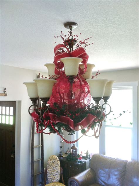 Stunning Holiday Decorating Ideas For Chandeliers Christmas