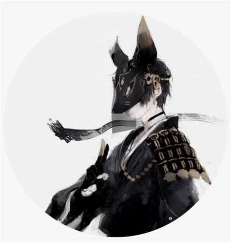 Anime Fox Mask Boy Free Transparent Png Download Pngkey