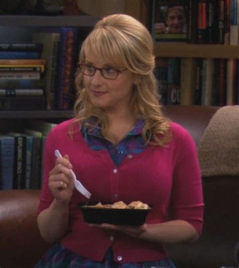 Bernadettes Plaid Dress And Pink Cardi Big Bang Theory Melissa Raunch