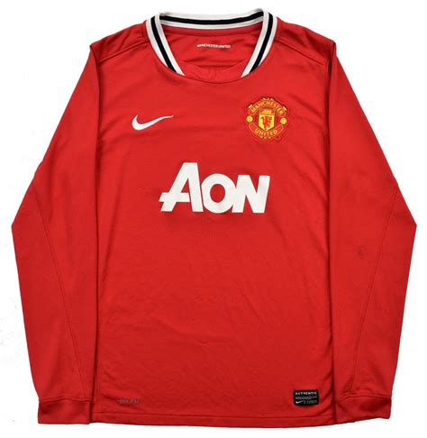 2011 12 Manchester United Shirt L Boys Football Soccer Premier