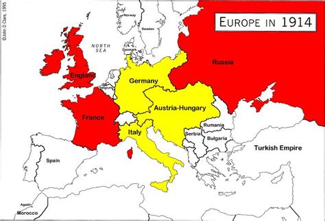 Allied Powers Countries That Opposed The Central Powers In The First